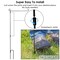 Garden Flag Stand Flagpole Weatherproof Iron Coated Yard Flag Holder - Banner Fits 11.8x17.7in Flag